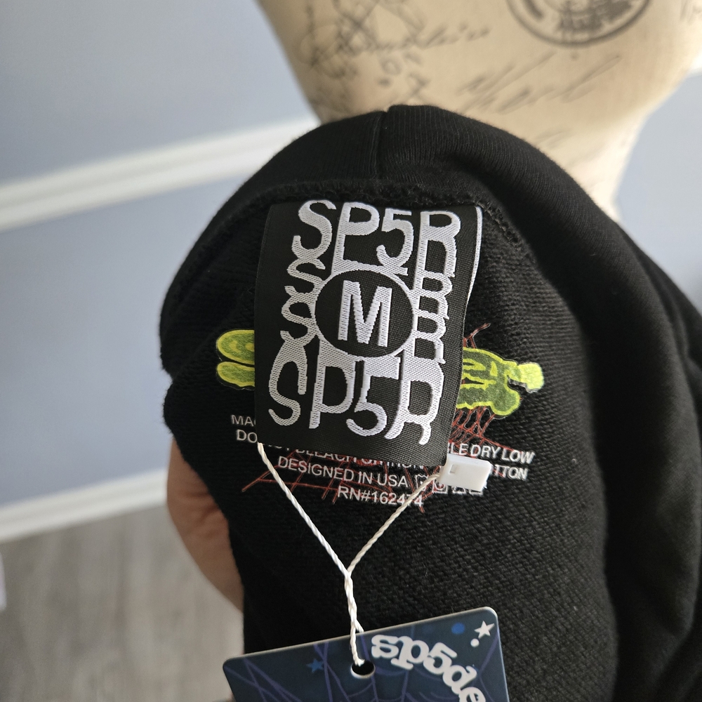 Black Spiderweb Graphic Hoodie Sweatshirt - Unbranded - Picture 6 of 6